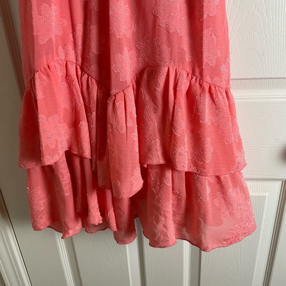 Women's Triangle Cup Tiered Mini Skater Dress - Wild Fable Pink Size large - Picture 6 of 10
